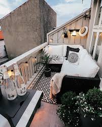 The Best Decorated Small Outdoor Balconies On Pinterest Small Patio Decor Ideas Boho Apartment Patio Small Patio Decor Small Balcony Design Balcony Design