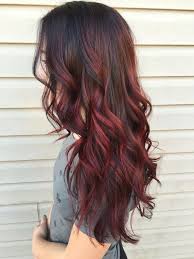 39 Gorgeous Balayage Hair Color Ideas Best Balayage Highlights Balayagehair Haircoloring Red Balayage Hair Hair Waves Wine Hair