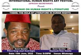 Meet Speakers At Today's Human Rights Literature Webinar