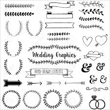 Beauty boho collection with hand, rose, crystal, sun, moon, star. Hand Drawn Clip Wedding Art Hand Drawn Clip Art Set Each Royalty Free Cliparts Vectors And Stock Illustration Image 38925421