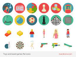 Toys And Board Games Flat Icons Flat Icon Board Games Icon