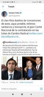 The latest tweets from @gustavopetrourr Gustavo Petro On Twitter Mi Querida Darcy Bienvenidas Tus Noticias Sobre Como Hasta Ahora Imputan Penalmente A Muchos De Mis Exfuncionarios En Algunos De Tus Secretos Deberias Contarnos El Por Que De