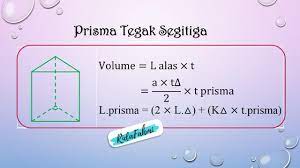 A prism that has 3 rectangular faces and 2 parallel triangular bases, then it is a triangular prism. Volume De Um Prisma Formula