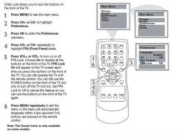 Even that remote controller is little bit expansive. Solved Rca 20f420t My Rca Truflat 20f420t Has A Fpa Lock Fixya
