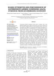 Sales to the government of malaysia, government linked companies (glc), or procurements in priority sectors favour local agents and/or a joint venture partners that are classified as a bumiputra (malay) company. Pdf Board Attributes And Performance Of Government Linked Companies Glcs Evidence From An Emerging Economy