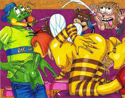 Post 744898: Buzz cereal Cheerios Crazy_Craving Digem_Frog  Fafnir_the_Dragon Golden_Crisp Honey_comb Honey_Nut_Cheerios Honey_Smacks  mascots Pooh Sugar_Bear Sugar_Crisp tagme Winnie_the_Pooh