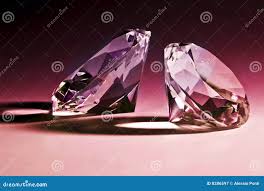 Violet diamond stock image. Image of isolated, expensive