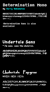 Check out our undertale font selection for the very best in unique or custom, handmade pieces from our shops. Carter Sande On Twitter I Converted The Pixel Fonts From Undertale So You Can Use Them On Your Website Or Pc Https T Co N4ftei3w0w Https T Co F8bipcbxtz