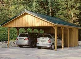Carport Avec Atelier 6 20 X 7 50 M Dessins Carport Ports De Voiture Garage Double