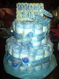 Pamper Cake I Made For A Baby Shower Pamper Cake Baby Shower Cake
