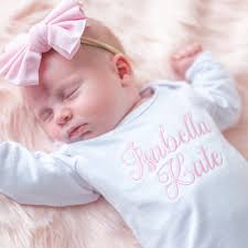 Personalized Baby Romper, Baby Girl Coming Home Outfit, Baby Hospital  Outfit, Newborn Baby Girl Outfit, Baby Shower Gift for Baby Girl