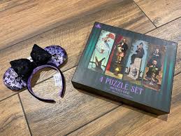 This puzzle features gorgeous artwork featuring anna, elsa, and olaf. Photos New The Haunted Mansion Puzzle Set Featuring Stretching Room Portraits Offers A Chilling Challenge In Disney Springs Wdw News Today
