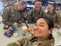 Do you know how hard it is to get a US Army Drill Sergeant to smile? It's  almost impossible but @s.yddney and her battles got a little smirk out of  theirs. You