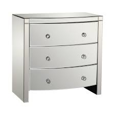 Take this one for example: Claire 3 Drawer Bow Front Mirrored Chest
