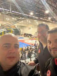 At the Essex County Tournament supporting the guys.