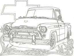Chevy Truck Car Coloring Pages Truck Coloring Pages Cars Coloring Pages Chevrolet Trucks