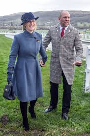 Royals // april 17, 2020. Zara And Mike Tindall Attend Cheltenham Racecourse 2020 Day 3 Royal Portraits Gallery