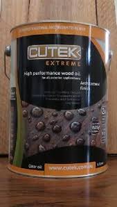 Was the vision of and founded by dave bartnik, and joined by mike francolla & gerald heatherington. Cutek Extreme 5ltr Timber Protection Oil Ebay