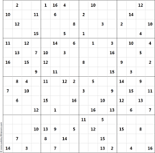 Sudoku 16 x 16 para imprimir / sudoku classic game : Sudoku 16x16