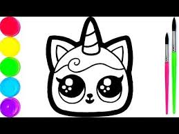 How to draw this unicorn: Glitter Lol Doll Unicorn Coloring And Drawing For Kids Toddlers Kis Kis Youtube Unicorn Coloring Pages Lol Dolls Drawing For Kids