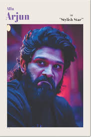 AnaBia Décor Allu arjun poster, Pushpa 2 Poster, South Indian Actors Poster  for room, 12 x 18 inches posters for living room : Amazon.in: Home & ...