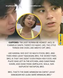 housemates are shouting "caplee" then, there she is sitting and laughing  shyly. "hindi 'yan ang goal ko dito" caprice she isn't there to look for a  loveteam.