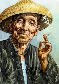 Sold at Auction: Kam Cheung Ling, Kam Cheung Ling (Hong Kong,1911-1991)  watercolor painting