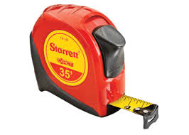 With the zero mark in place, pull back on the box to let more tape out. Starrett Tape Measure 35 Ft Certified Atema
