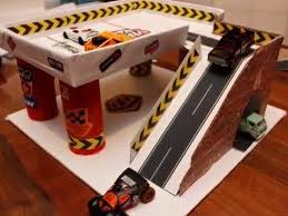 Diy Garage For Hot Wheels Or Matchbox Sized Cars 11 Dec 2015 Toy Garage Hot Wheels Diy Hot Wheels Garage Diy