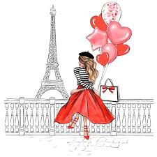 Lalana Arts In 2020 Fashion Wall Art Paris Illustration Girly Art