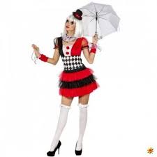 Clown Kostume Ein Harlekin Fur Gross Und Klein Clown Kostum Damen Kleider