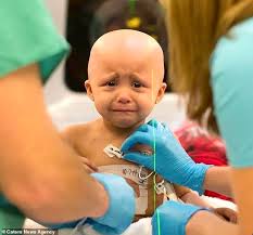 Learning that your child has cancer can feel overwhelming and scary. Mother Shares Heartbreaking Photo Of Her Toddler Undergoing Cancer Treatment Daily Mail Online