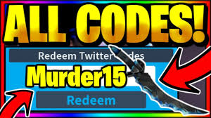 Redeem for a free prism knife: Murder 15 Codes Roblox March 2021 Mejoress