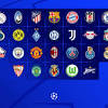 The complete 2021/22 champions league group stage draw. 1