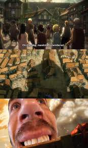 Attack On Titan Template Memetemplatesofficial Ish fan community with memes, shitposts, arts, news, discussions for.