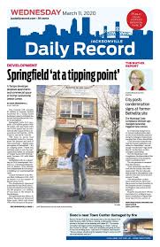 Jacksonville Daily Record 3/11/20 by Daily Record & Observer LLC