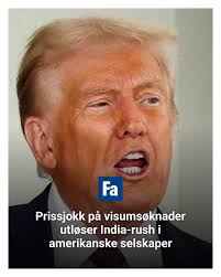 Amerikanske selskaper har fått det travelt med å flytte arbeidskraft til  India etter president Donald Trumps kraftige prisøkning på visumsøknader.