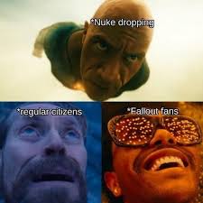 Love The Weeknd's voice btw ☺ *Nukedropping *Nuke dropping *regular  citizens citizens *Fallout *Falloutfans * fans