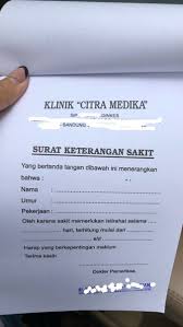 Download contoh surat keterangan dokter format 259 x 336 pixel. Jual Surat Sakit Dokter Asli Di Lapak Ranunculus Store Bukalapak