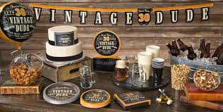 30th Birthday Party Theme Ideas For Men Vintage Dude 30th Birthday Party Supplies 30th Birthday Party Themes 30 50th Birthday Party Themes 40th Birthday Party Themes 50th Birthday Party Ideas For Men