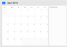 Vibrant and stylish premium calendar templates are perfect for printing out and showing off. April 2019 Printable Calendar Any Do