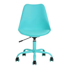 Livraison à domicile ou en retrait magasin ! Furniturer Chaise De Bureau Avec Hauteur Reglable Turquoise 0100200004995 Rona