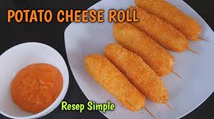 Make a big ball out of this; Potato Cheese Roll I Stik Kentang Keju Youtube