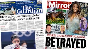 This newspaper template google docs is very simple. The Papers Bbc News