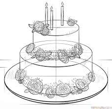 In the beginning stages, don't press down too hard. Sk H Realistic Birthday Cake Drawing Novocom Top