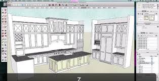 Kitchen With Sketchup 3d Kitchen Design Design Kitchen Tutorial