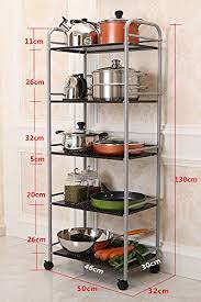 Our stylish storage furniture will spice up your kitchen or dining room. Kitchen Shelf Kitchen Racks Floor Stainless Steel Microwave Oven Shelf Pot Racks Vegetable Racks Metal Storage Shelves Kitchen Storage Racks Size 50 32 130cm Buy Online In Netherlands At Desertcart Nl Productid 58633629