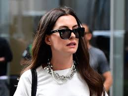 Anne Hathaway Debuts Surprising Hair Highlights While Filming