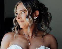 Sparkly Silver Gauges, Teardrop Pearl Ear Plugs, Diamante Stretchers 0g +  Dangle Gauged Earrings 8mm + Handcrafted & Ready to Ship