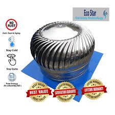 A wind turbine ventilator weight 1.5kg needs 1.5 km per hour wind to operate and 2.5kg needs 2.5km per hour wind to operate. 24 Stainless Steel Wholesale Roof Ventilation Wind Turbine Sus 304 Size Xl New Set Base Plate Is Included Shopee Malaysia